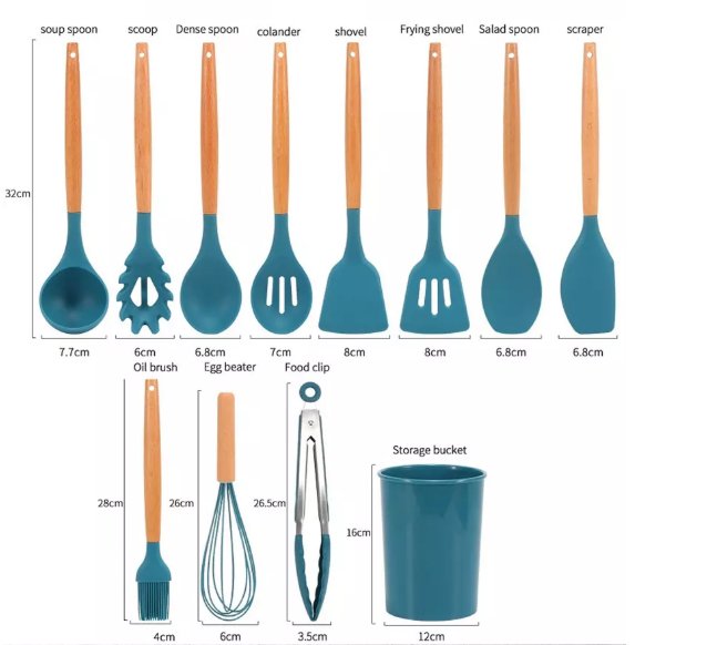 set sbatwla silicon ar gyfer coginio